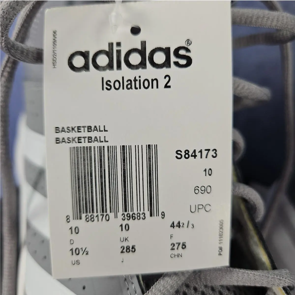 Adidas shoes - adidas Isolation 2 - Isolation - S84173 - Gray (UPC: 888170396839) 1