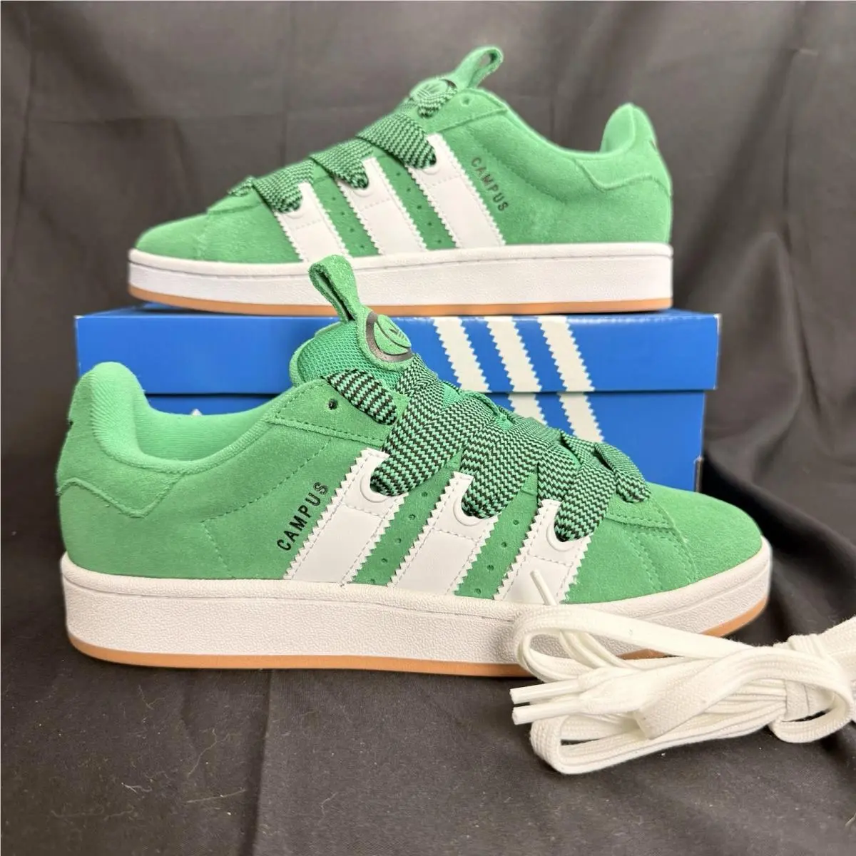 Women’s Size 9.5 Campus 00s `surf Green` ID0279 Lifestyle Sneakers by Adidas