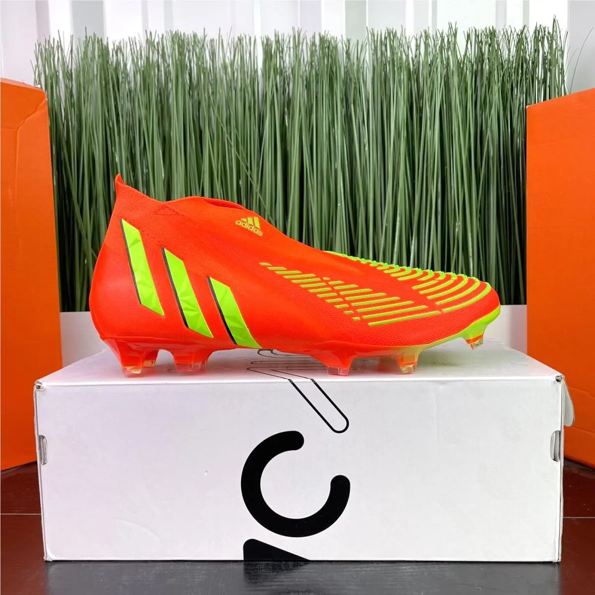 Adidas shoes - Predator Edge Lz+ FG - Predator Edge - GW1039 - Red 1