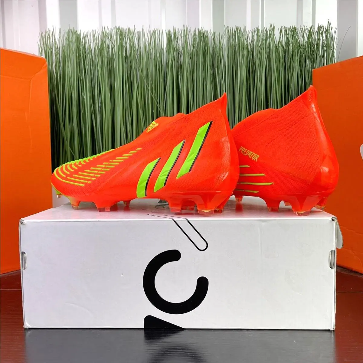 Adidas shoes - Predator Edge Lz+ FG - Predator Edge - GW1039 - Red 4