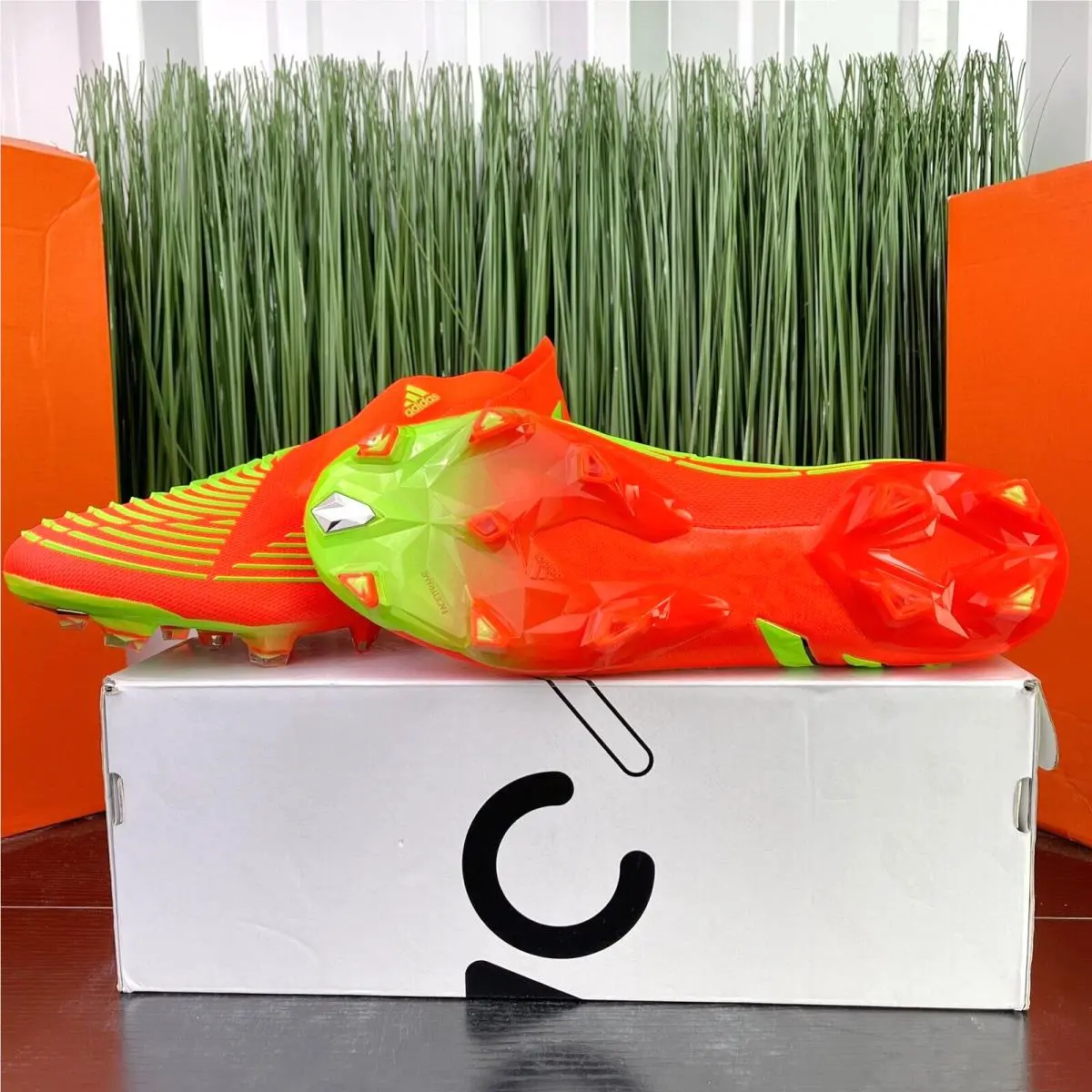Adidas shoes - Predator Edge Lz+ FG - Predator Edge - GW1039 - Red 6