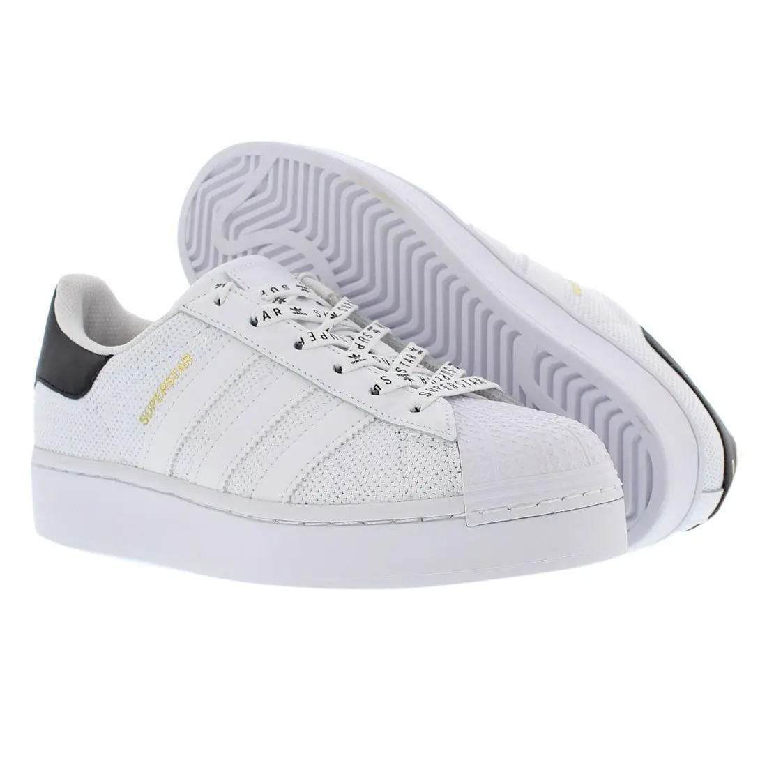 Adidas Superstar Bold Leather Womens Shoes Size 11 Color: Cloud White/core