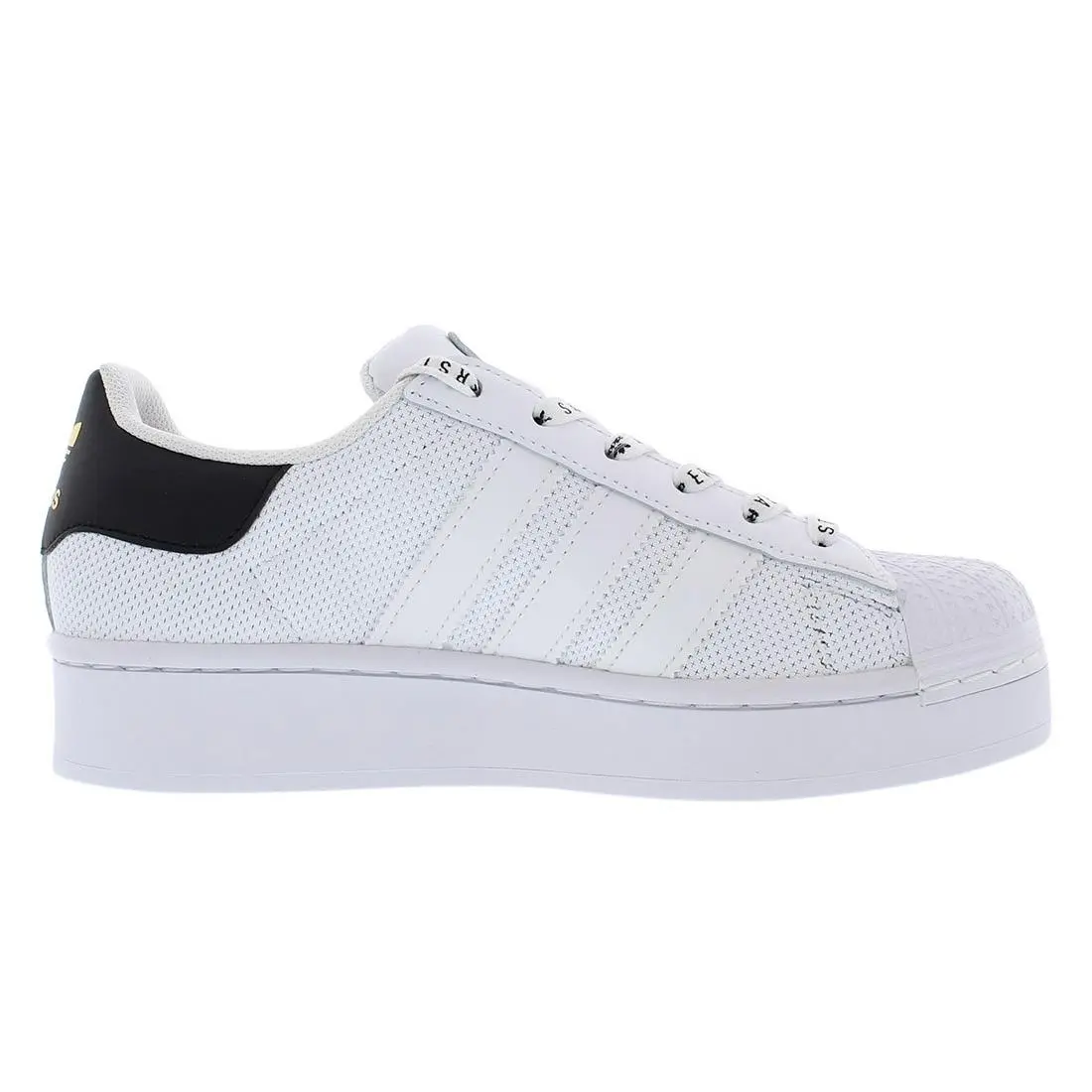 Adidas shoes - Cloud White/Core Black/Gold Metallic, Main: White (UPC: 193104480578) 1