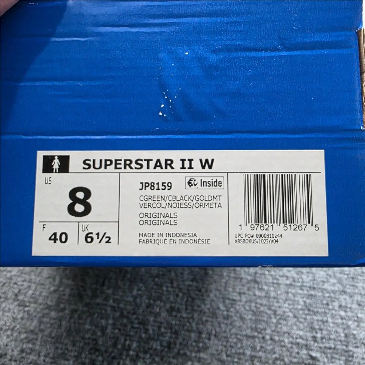 Adidas shoes - Superstar II W - Superstar - Green 1