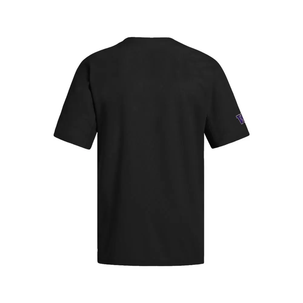 Adidas clothing - adidas Washington Black Full Button Jersey - SB1158-KE2106 - Black (UPC: 198319775105) 0