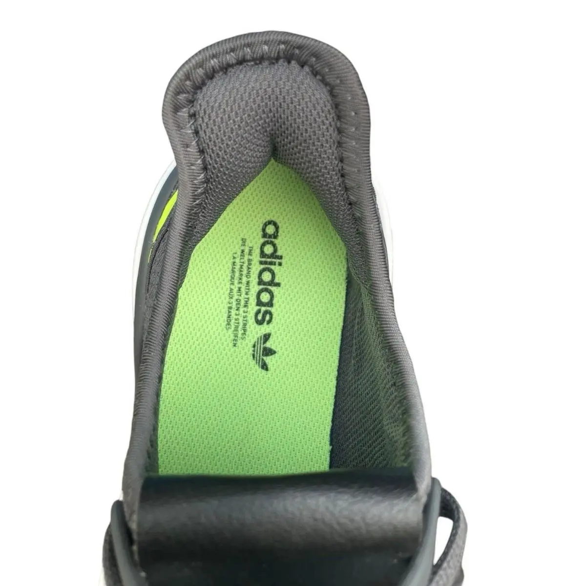 Adidas shoes - Adidas Originals U_Path Run J (EE73473) - EE7343 - Gray/Black/White/Neon Yellow 9