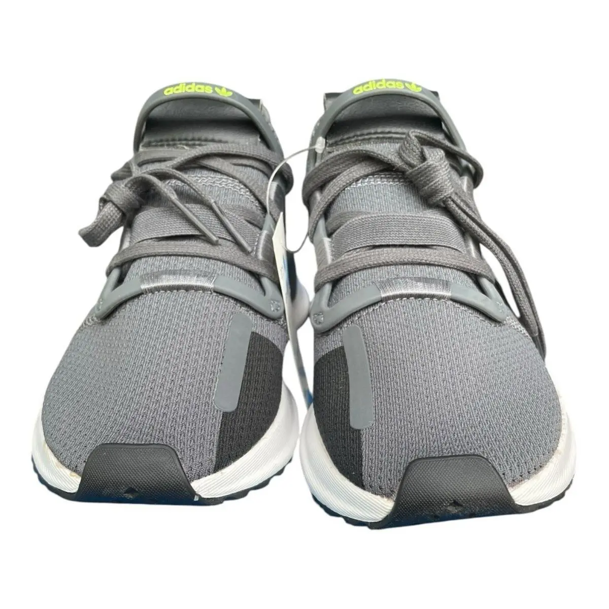 Adidas shoes - Adidas Originals U_Path Run J (EE73473) - EE7343 - Gray/Black/White/Neon Yellow 2
