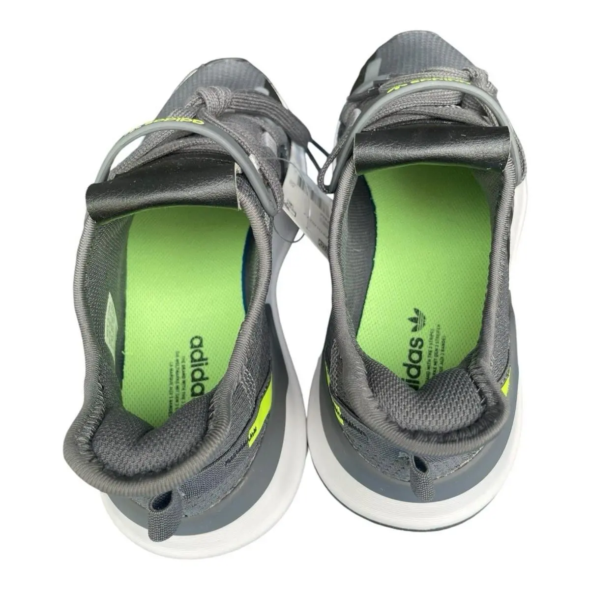 Adidas shoes - Adidas Originals U_Path Run J (EE73473) - EE7343 - Gray/Black/White/Neon Yellow 7