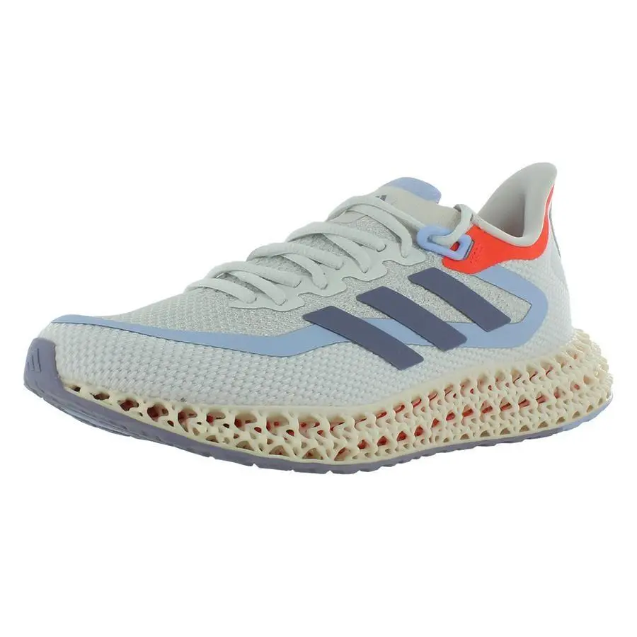 Adidas shoes - Crystal White/Silver Violet/Blue Dawn, Main: Silver (UPC: 195747941096) 3