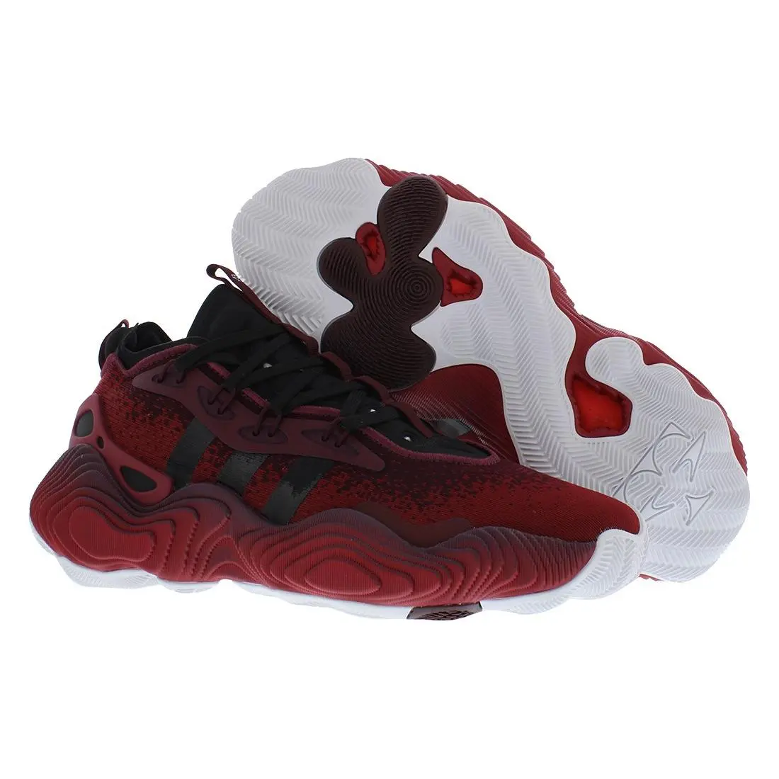 Adidas SM Trae Young 3 Team Unisex Shoes Size 9.5 Color: Better Scarlet/black