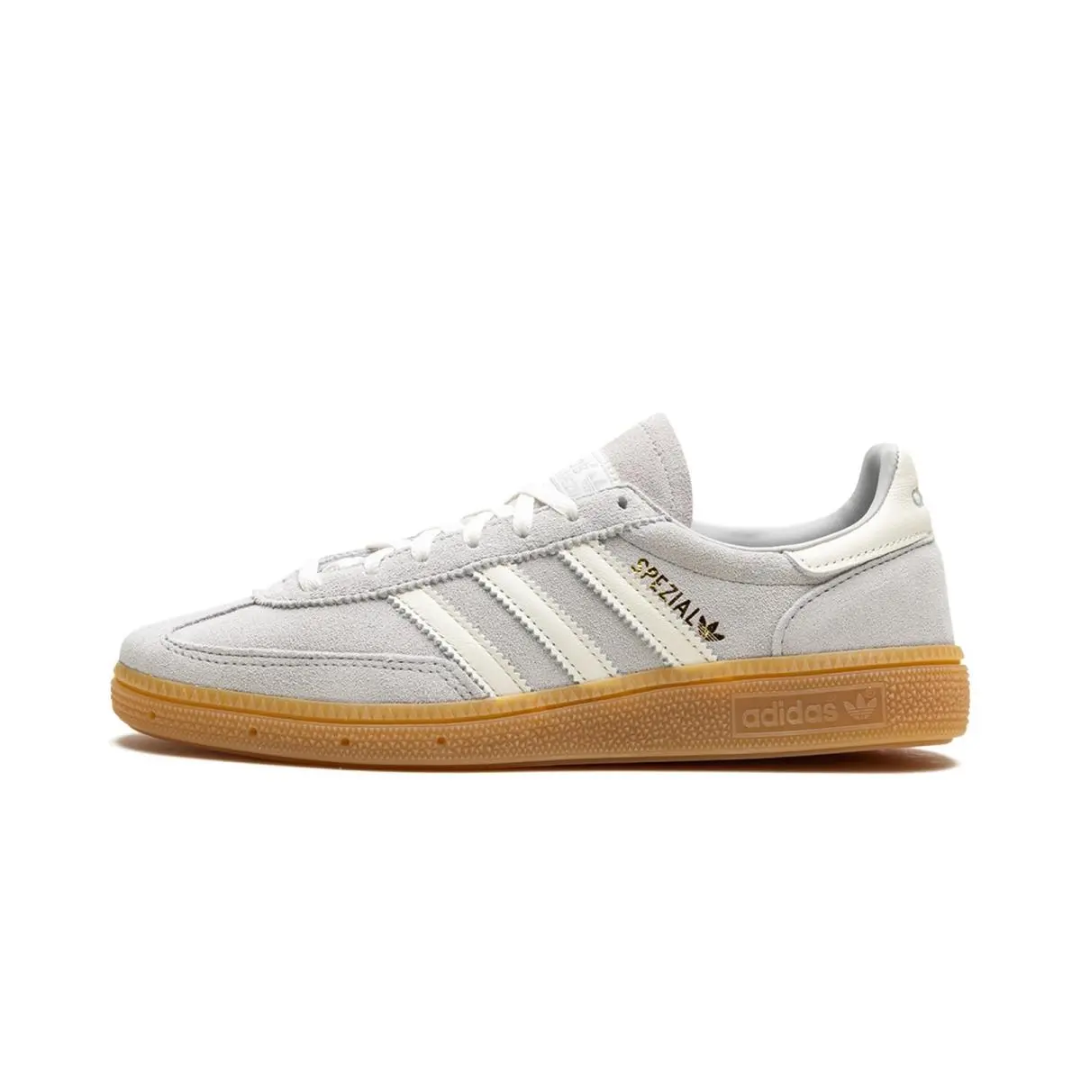 Adidas Originals Handball Spezial Grey White Gum Gold Womens 8