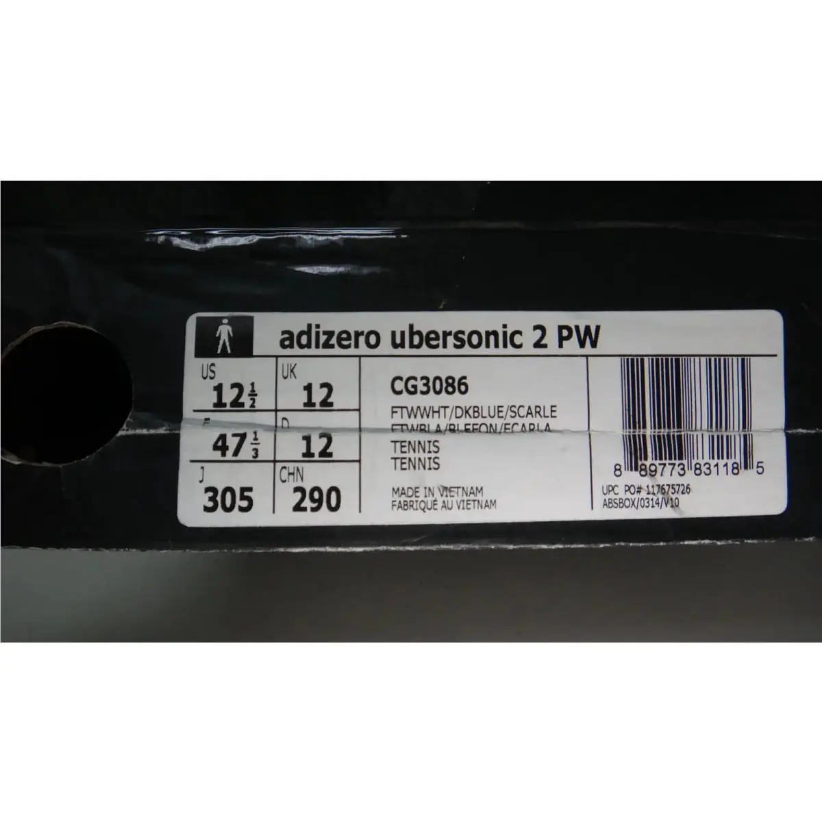 Adidas shoes - adidas adizero ubersonic - adizero ubersonic - CG3086 - White 1