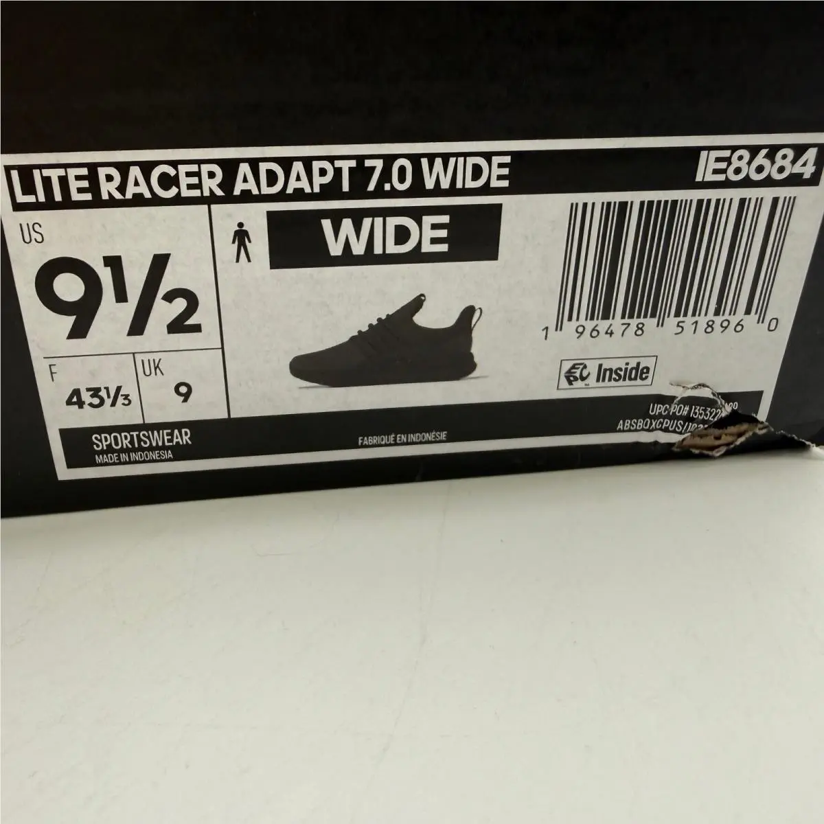 Adidas shoes - Lite Racer Adapt 7.0 Wide - Black 0