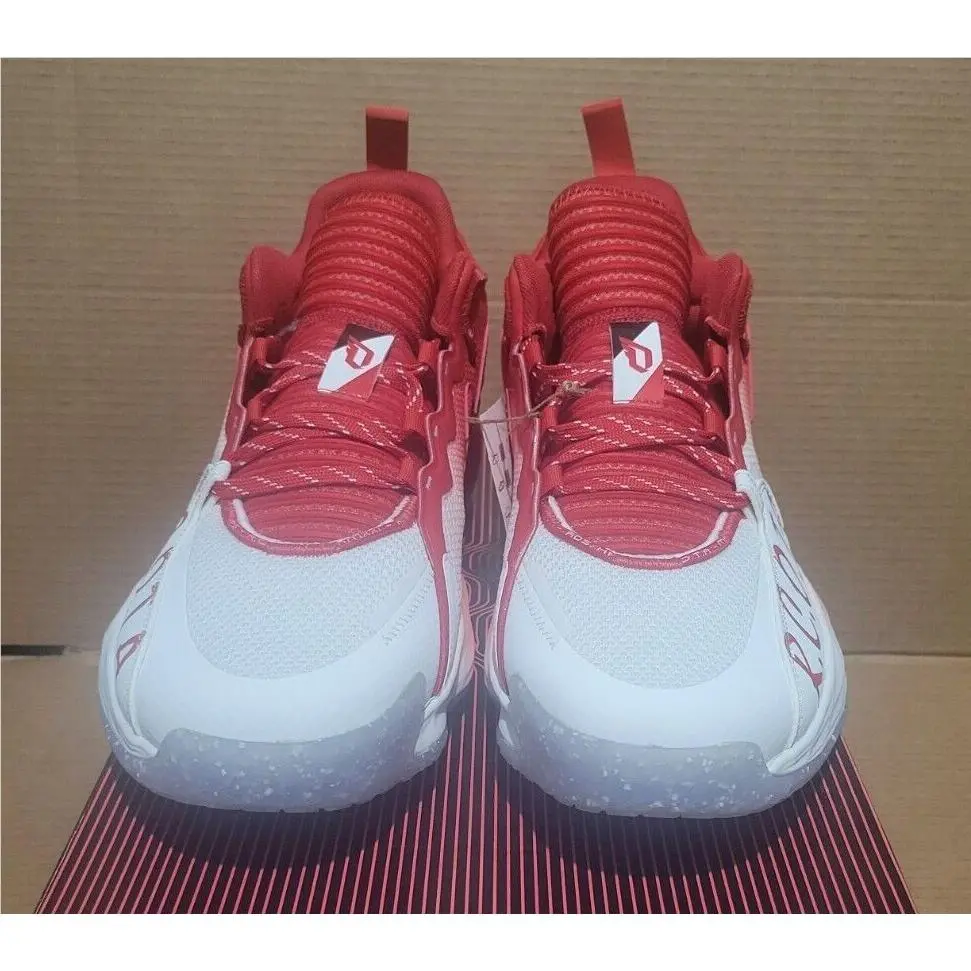 Adidas shoes - adidas Dame 7 EXTPLY Play - White/Scarlet/Black (UPC: 194818752470) 0