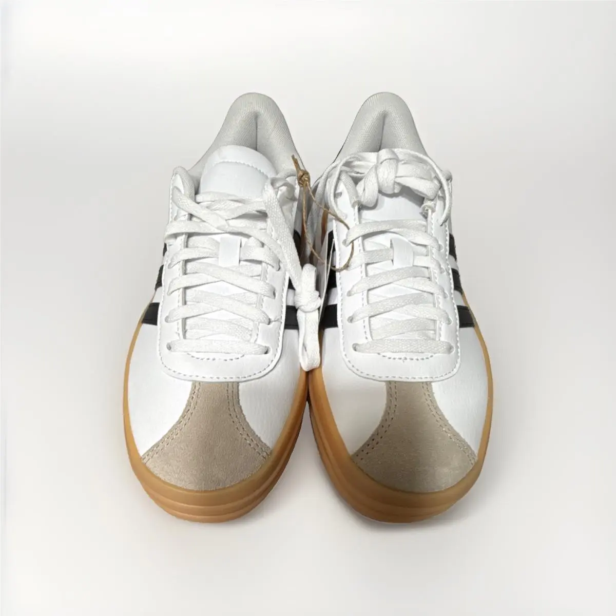 Adidas shoes - adidas VL Court Bold J - JP5074 - White, Black, Tan 2