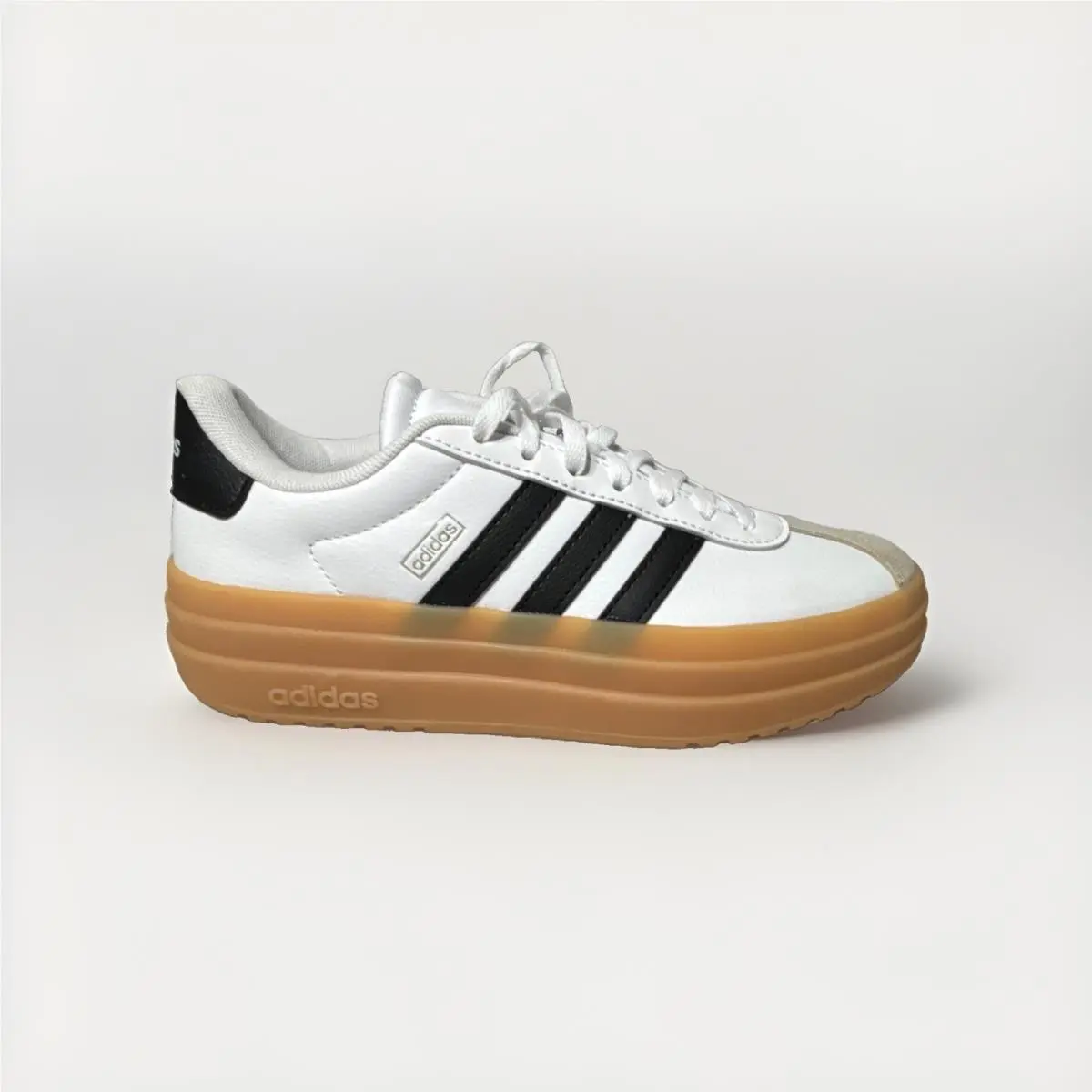 Adidas shoes - adidas VL Court Bold J - JP5074 - White, Black, Tan 7