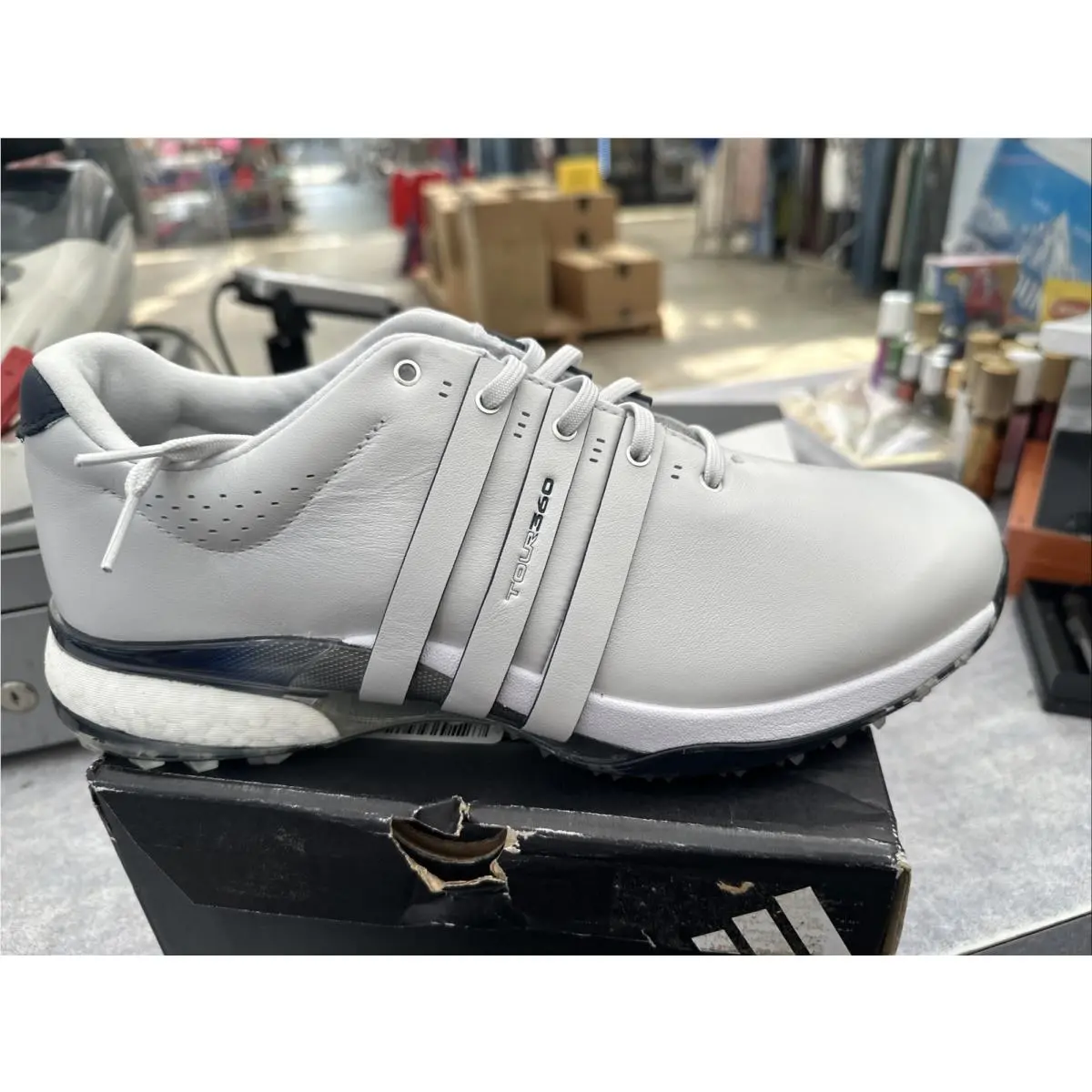 Adidas shoes - adidas Tour360 25 Spikeless Golf - Lh2198 - Grey 2