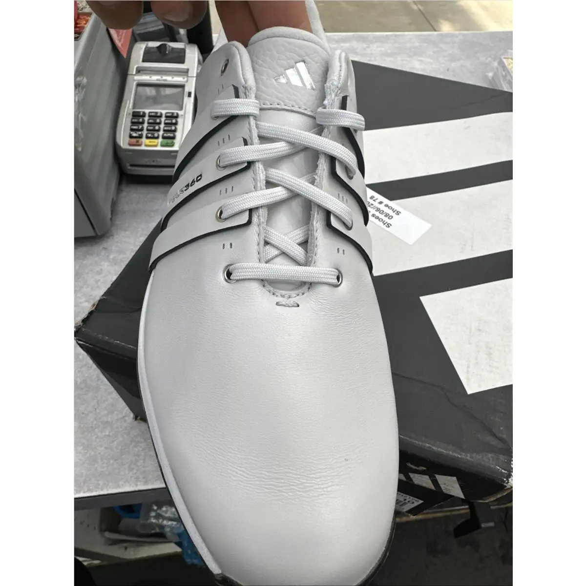 Adidas shoes - adidas Tour360 25 Spikeless Golf - Lh2198 - Grey 3