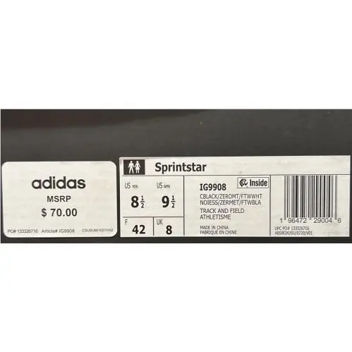 Adidas shoes - adidas Sprintstar - Sprintstar - Black 4