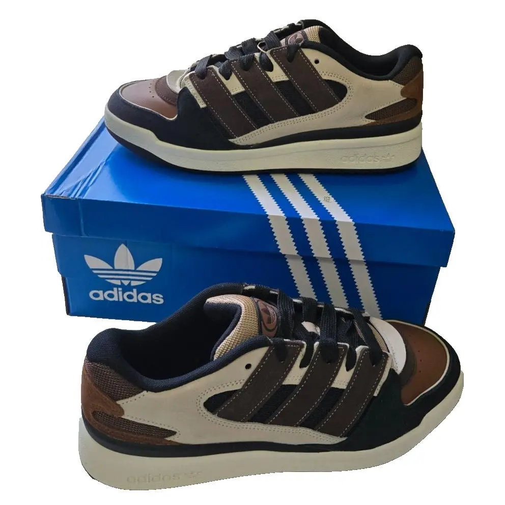 Originals Forum 2000 Men`s Shoes JS3160 Off White Dark Brown Core Black by Adidas