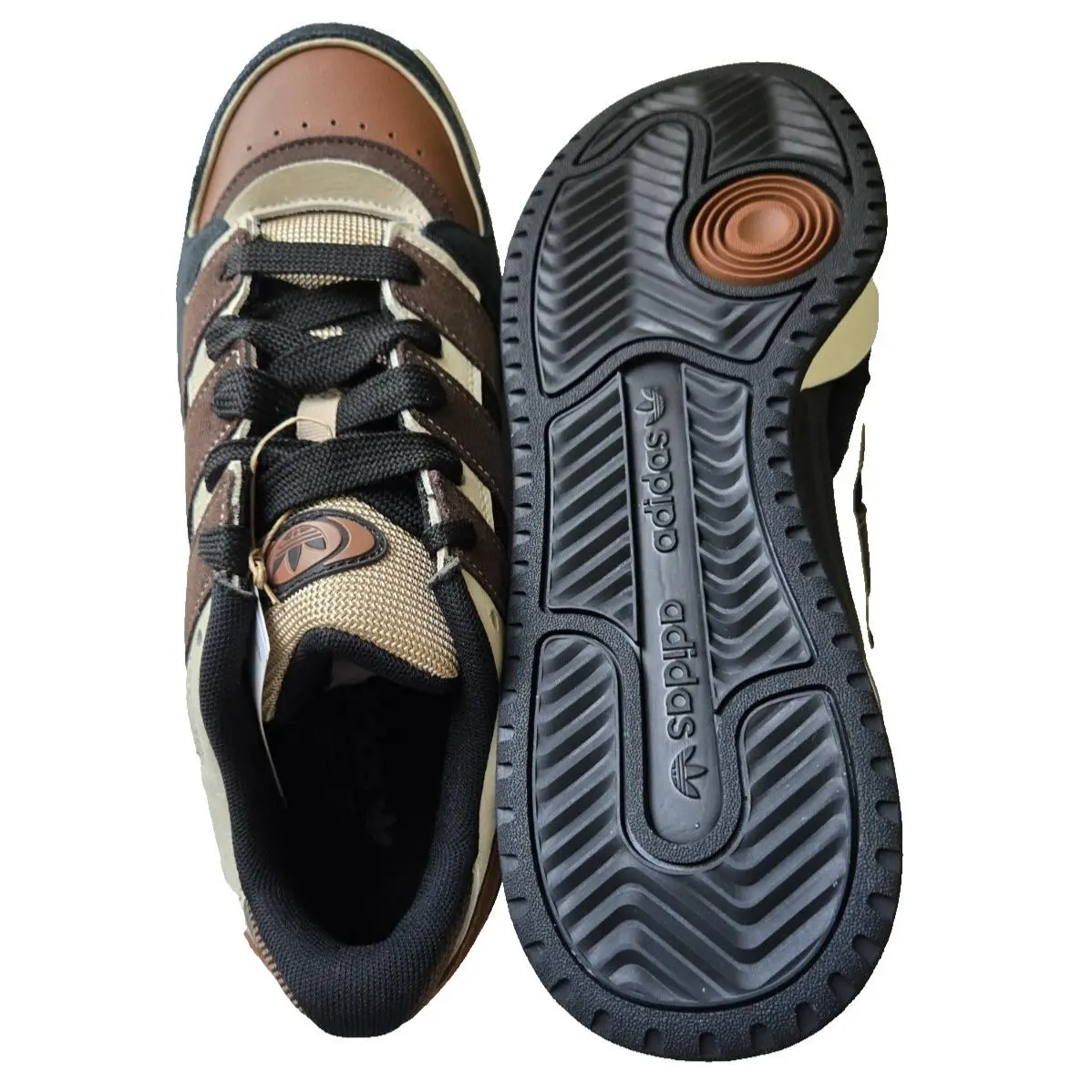 Adidas shoes - Off White / Dark Brown / Core Black 2