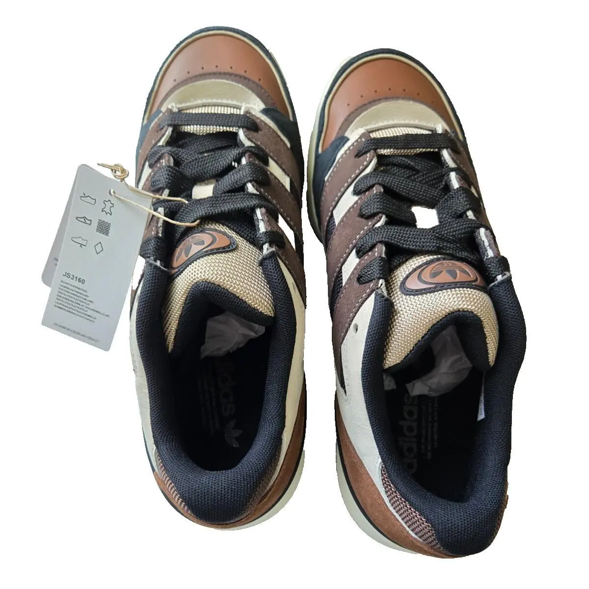 Adidas shoes - Off White / Dark Brown / Core Black 3
