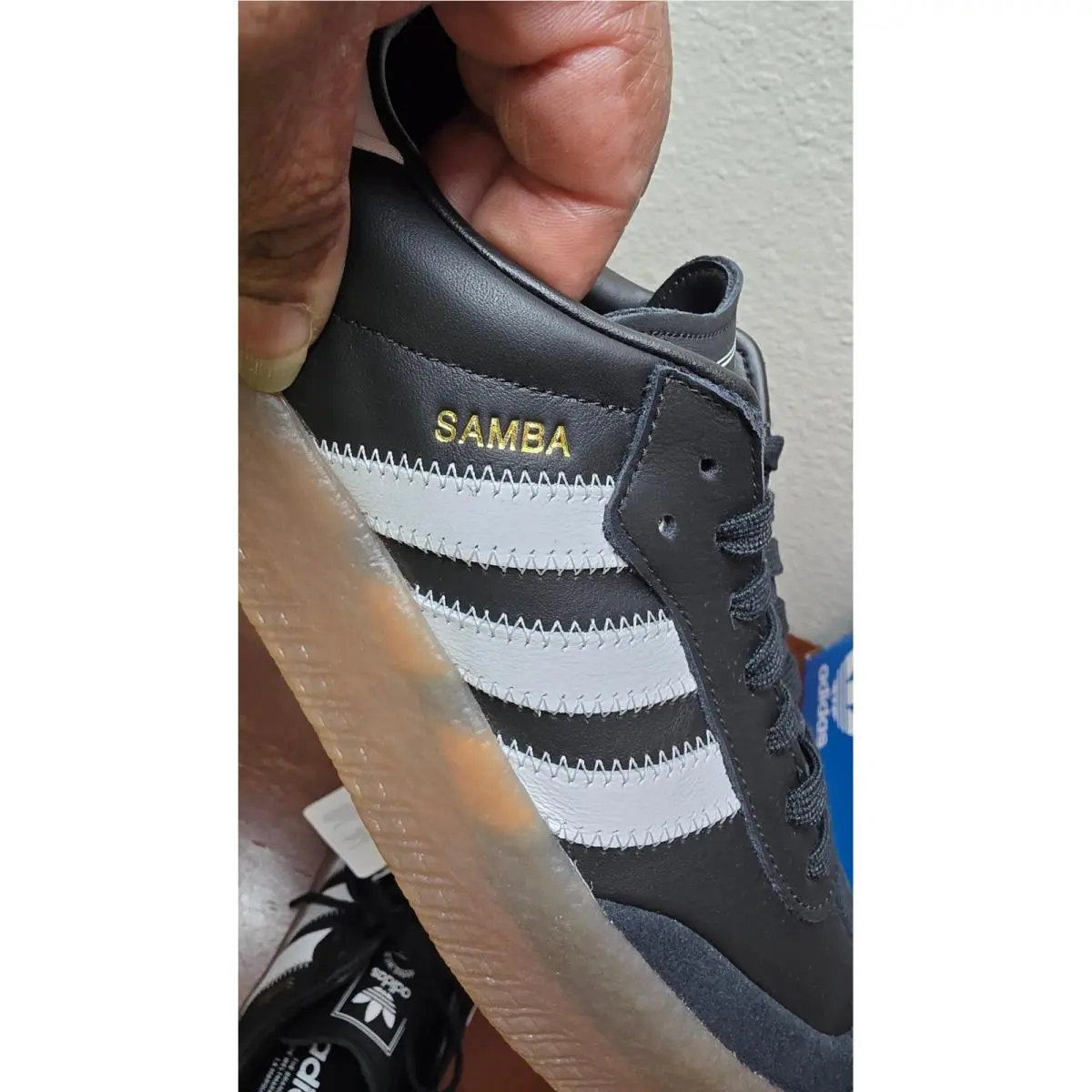 Adidas shoes - adidas Samba Millennium Black White Gum JI1350 - Black 4