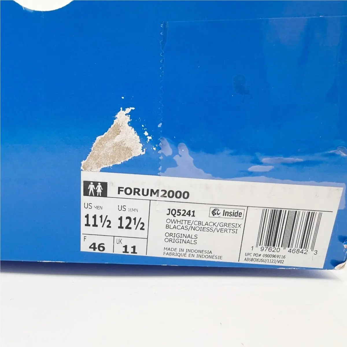Adidas shoes - adidas Forum 2000 - Forum - JQ5241 - White (UPC: 197620468423) 8