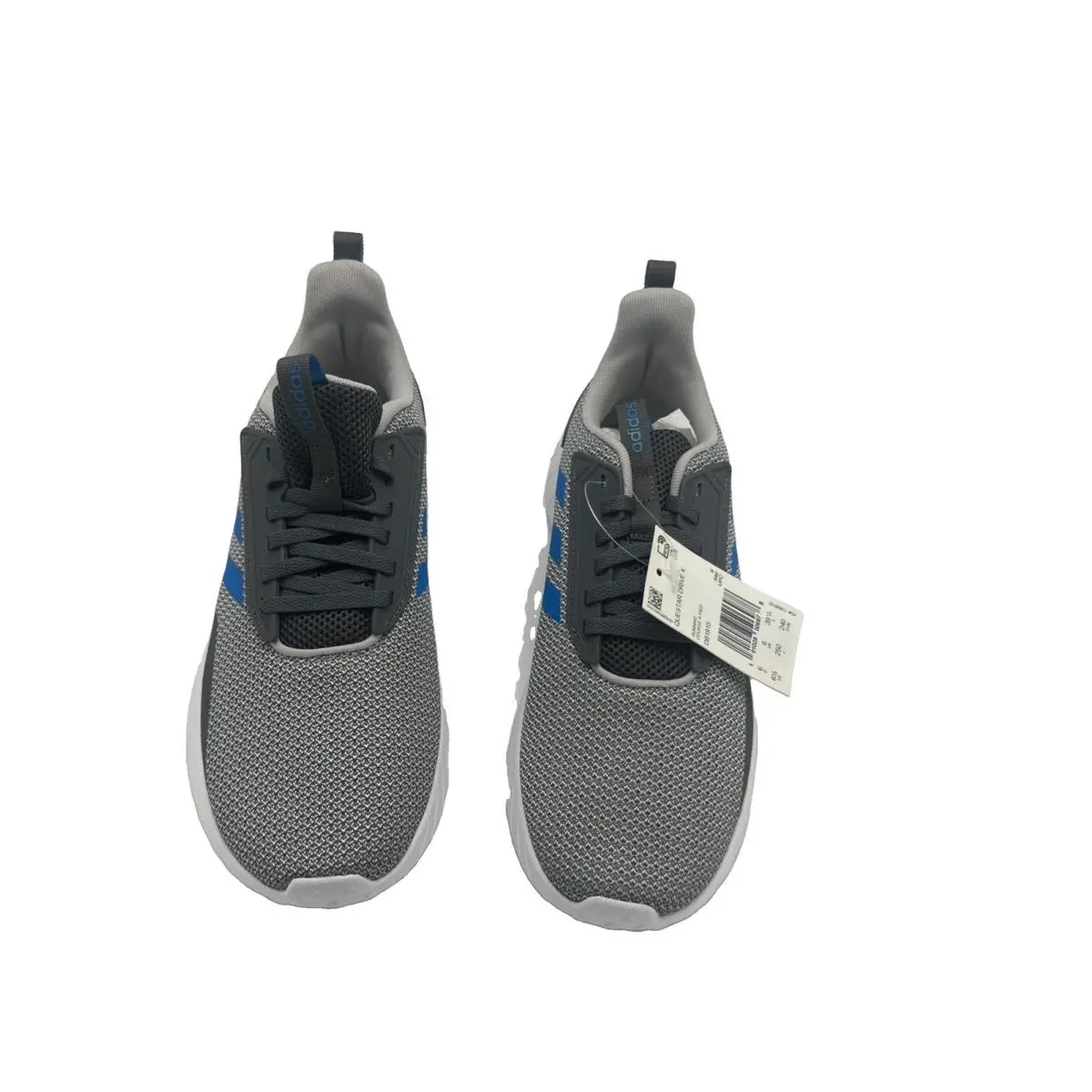 Questar Drive Youth Size 6.5 Gray Gray White Stripes Running by Adidas