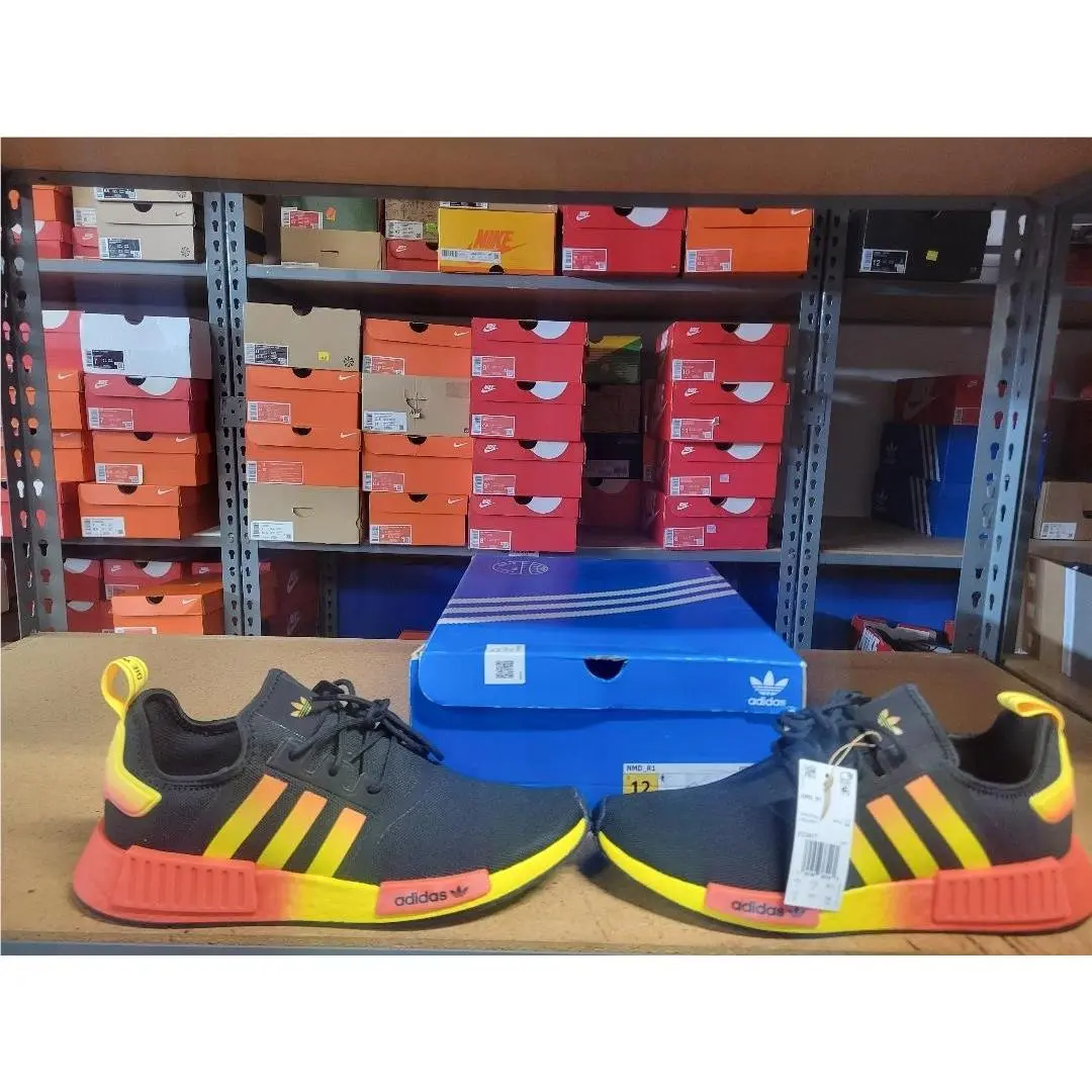 Adidas shoes - Adidas Originals NMD_R1 - Originals - Black Orange Yellow 0