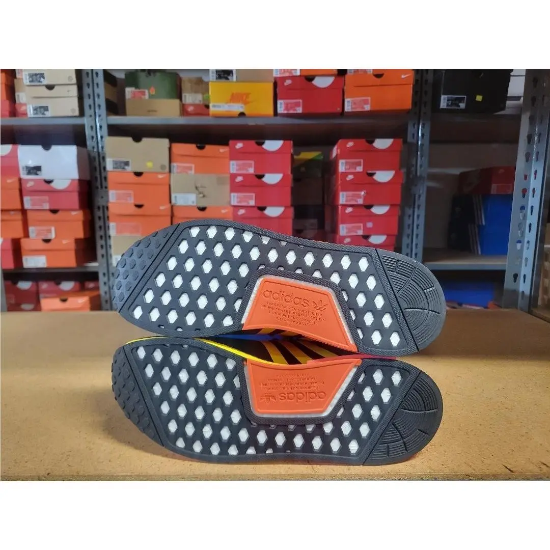 Adidas shoes - Adidas Originals NMD_R1 - Originals - Black Orange Yellow 2