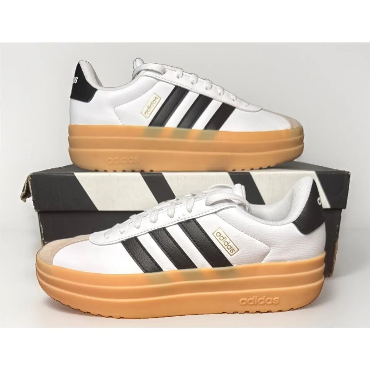 Adidas shoes - Adidas VL Court Bold - Court Bold - White (UPC: 0196479457275) 0