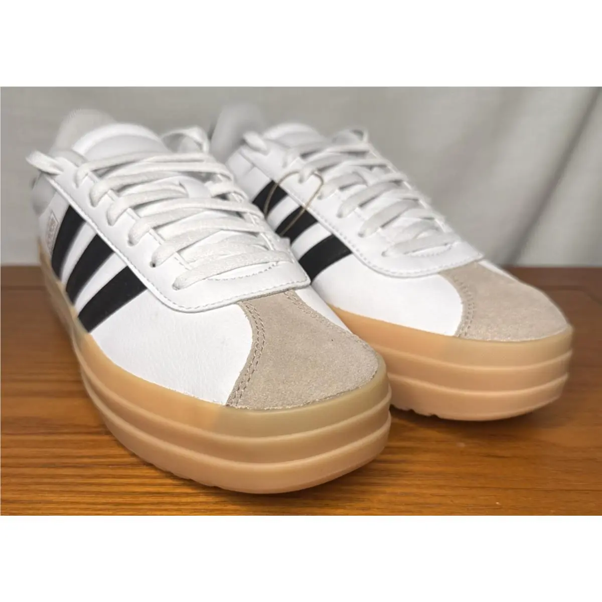 Adidas shoes - Adidas VL Court Bold - Court Bold - White (UPC: 0196479457275) 4