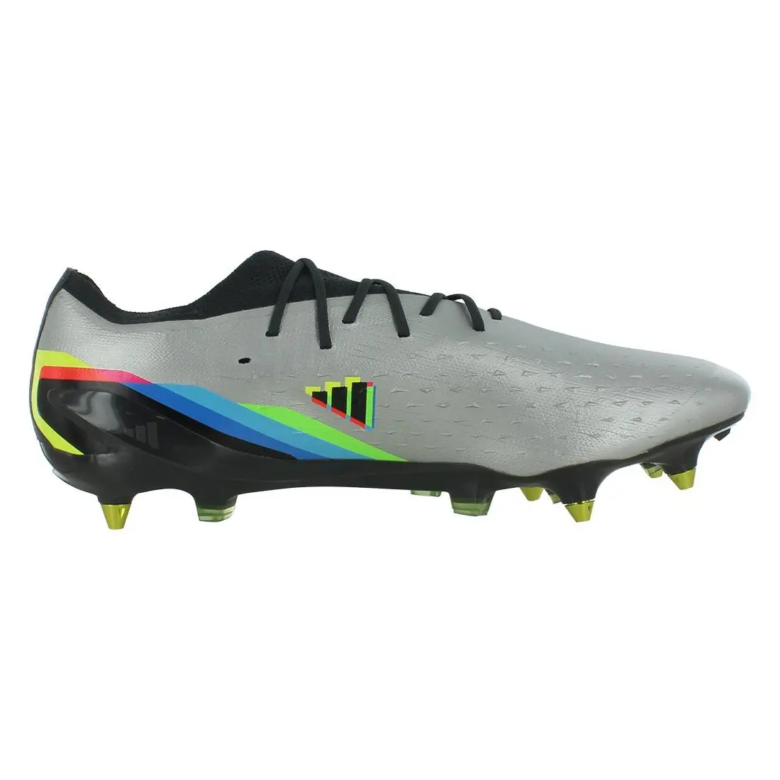 Adidas shoes - Silver Metallic/Core Black/Solar Yellow, Main: Silver (UPC: 195743119901) 1