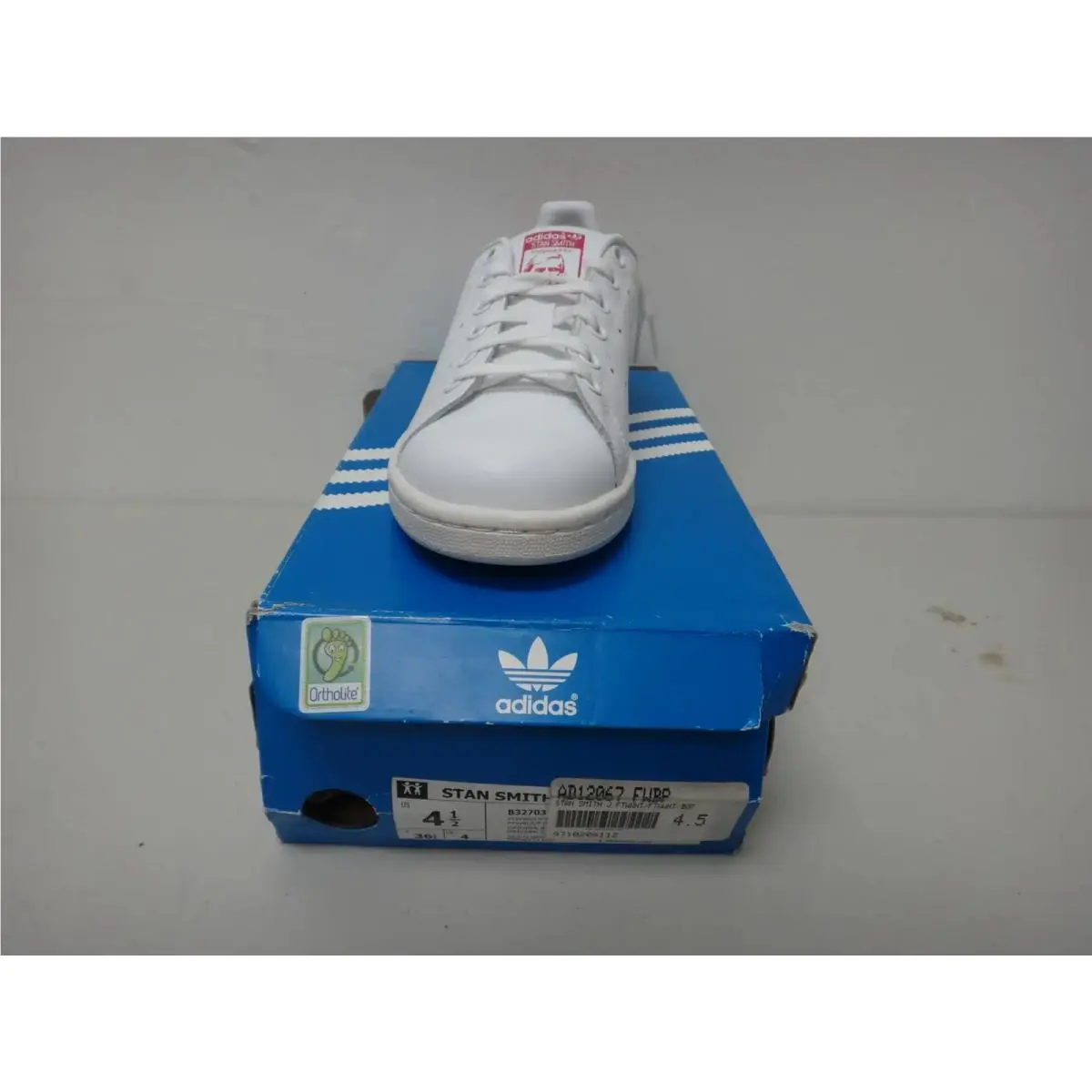 Adidas shoes - Stan Smith - Stan Smith - White/Red Heel 0