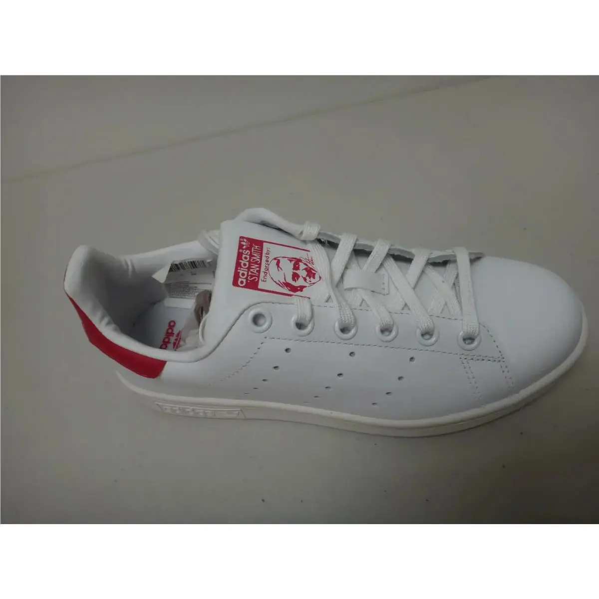 Adidas shoes - Stan Smith - Stan Smith - White/Red Heel 6