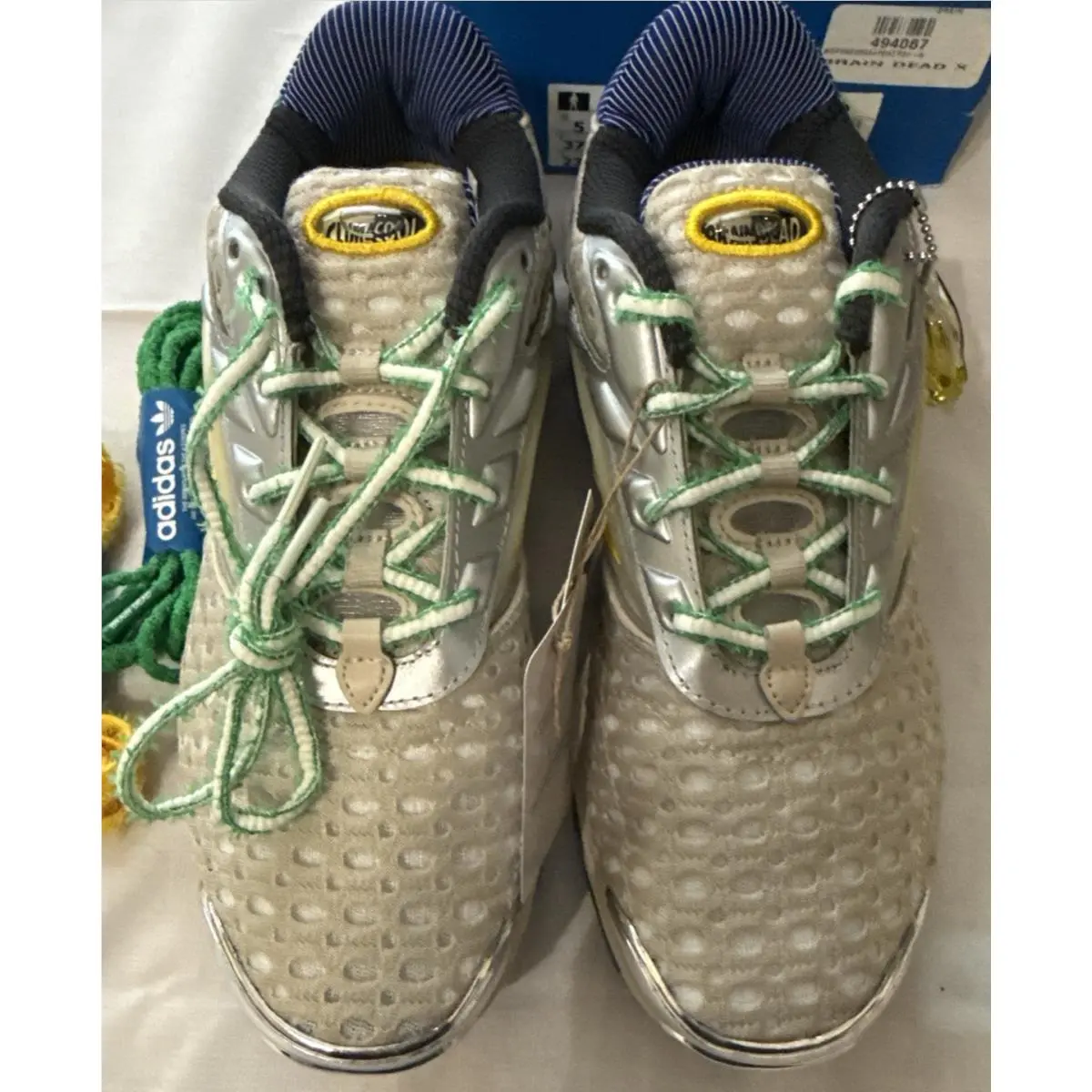 x Brain Dead Collab - Climacool 2 Grey Silver Metallic Size 5 JQ9192 by Adidas
