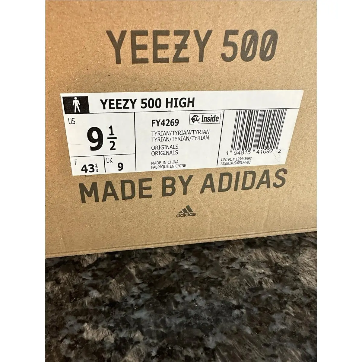 Adidas shoes - Yeezy 500 High Tyrian - Yeezy High Tyrian - Brown 7
