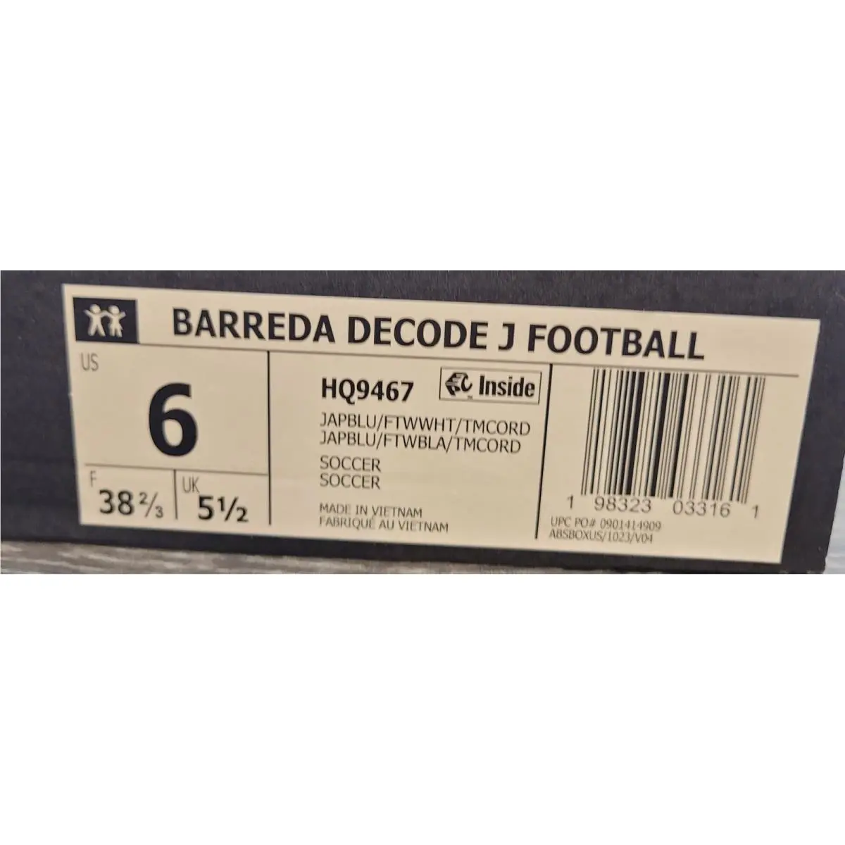 Adidas shoes - Barreda Decode J Football - Barreda Decode Football - Blue 5