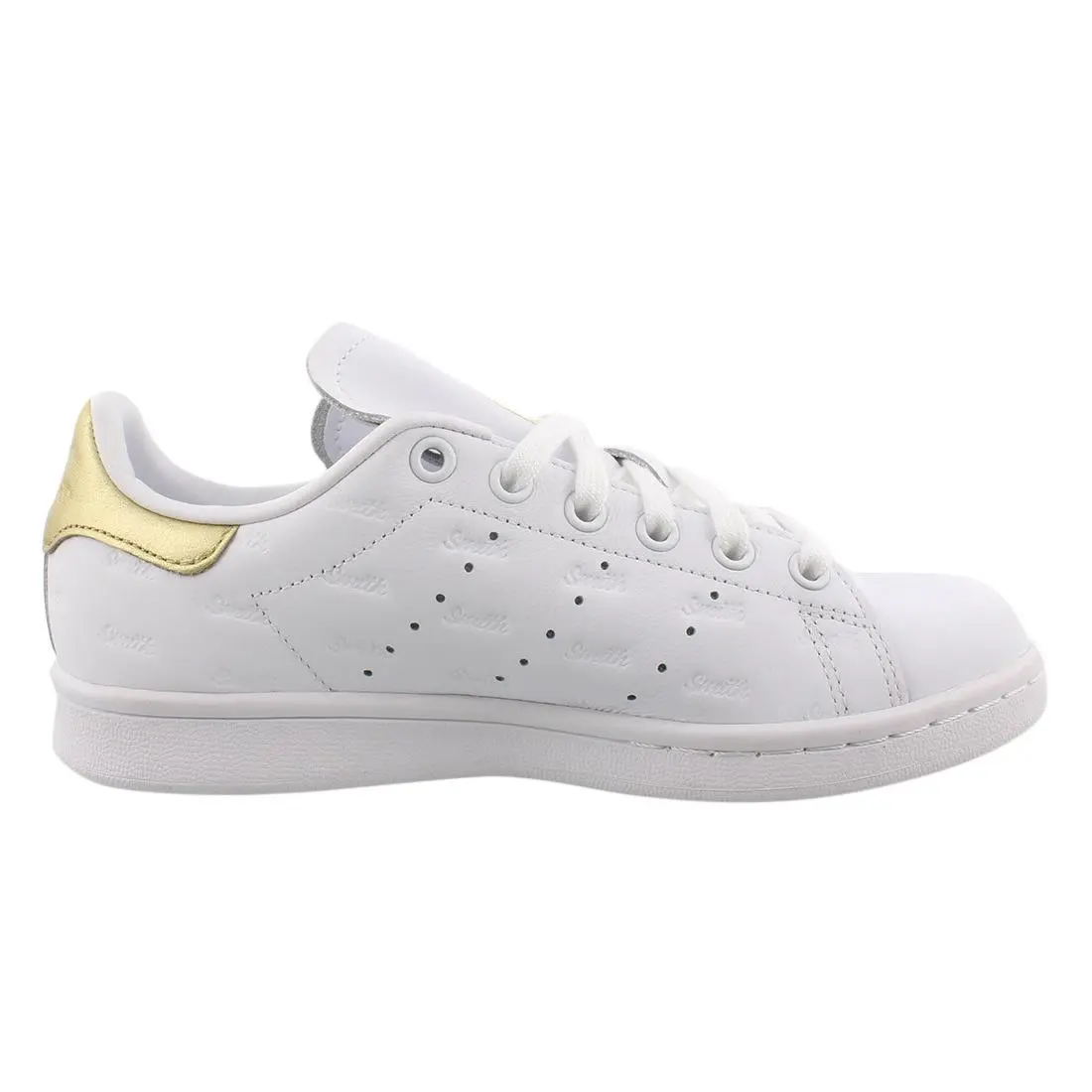 Adidas shoes - Cloud White/Cloud White/Gold Metallic, Main: White (UPC: 193101409602) 1