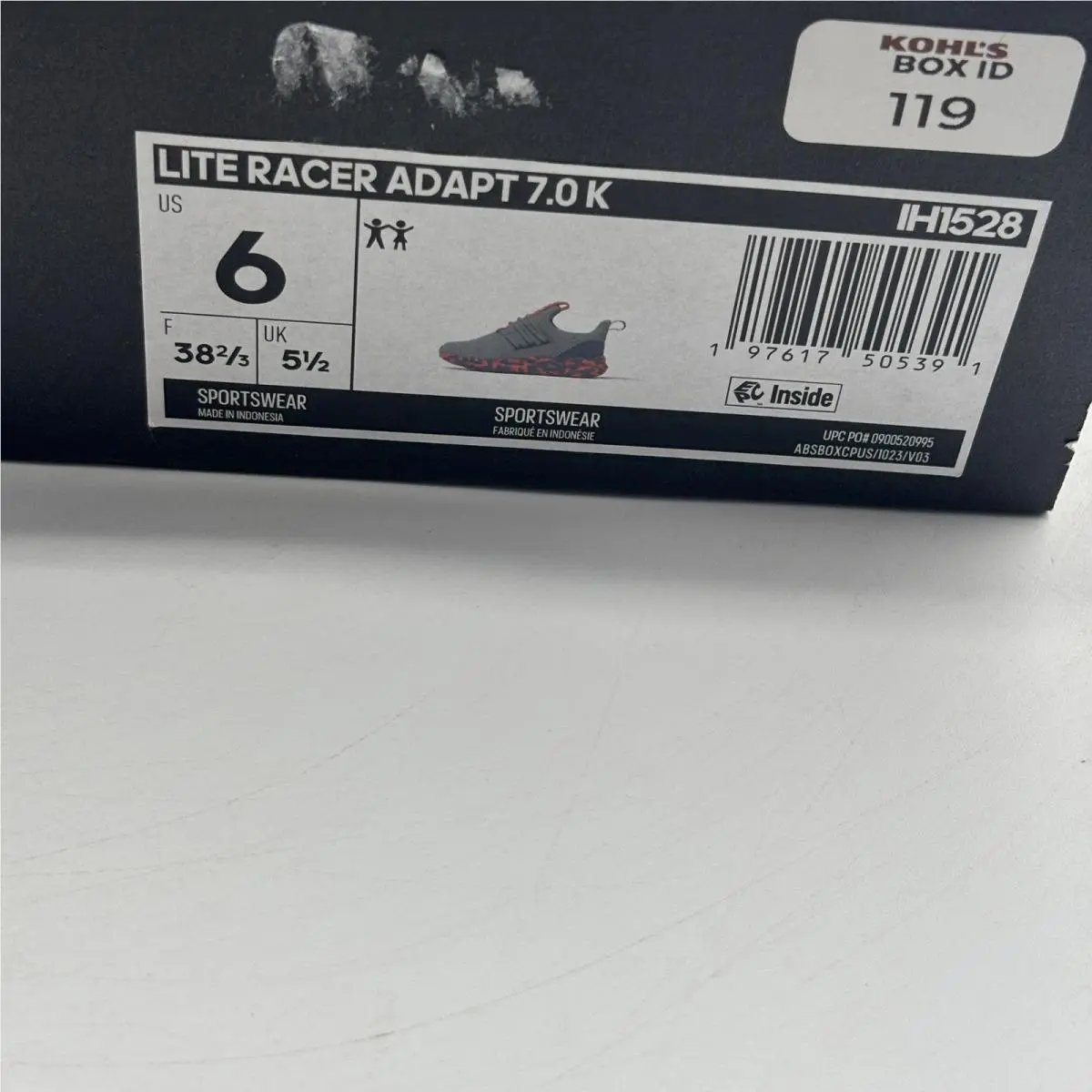 Adidas shoes - adidas Lite Racer Adapt 7.0 K - Gray 0