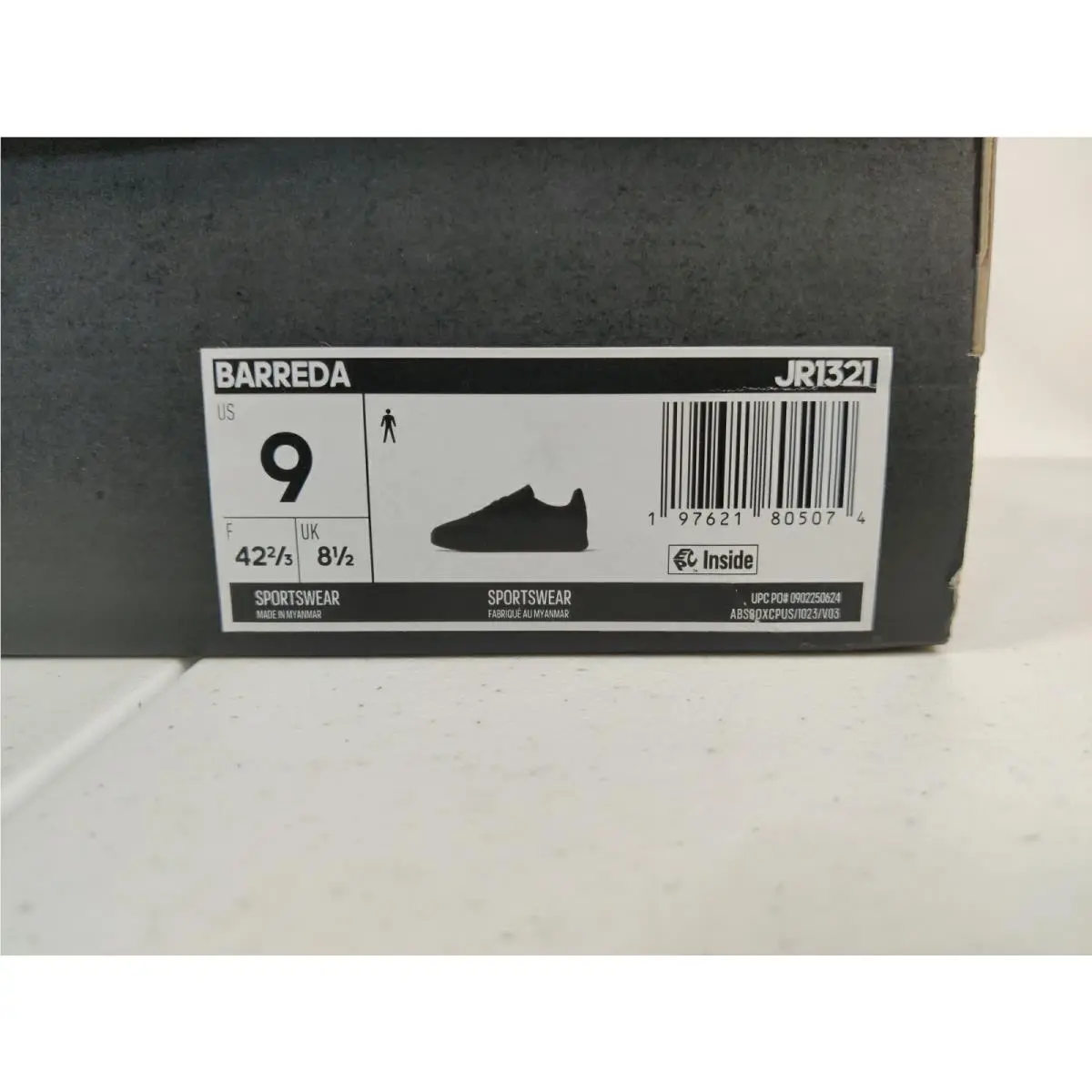 Adidas shoes - adidas Barreda - Barreda - JR1321 - Black (UPC: 197621805074) 8