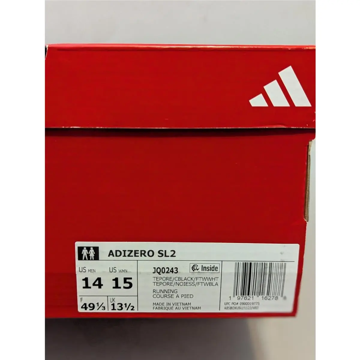 Adidas shoes - adidas Adizero SL - Adizero - JQ0243 - Red (UPC: 197621162788) 4