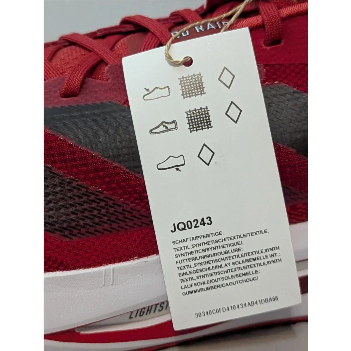 Adidas shoes - adidas Adizero SL - Adizero - JQ0243 - Red (UPC: 197621162788) 6