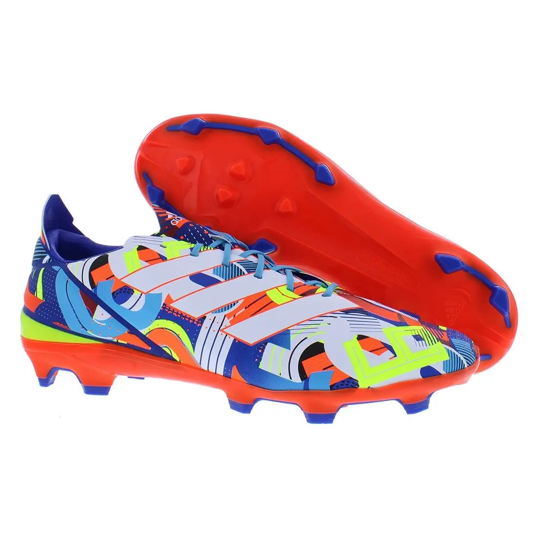 Adidas Game Mode FG Unisex Shoes Size 10 Color: Bright Cyan/cloud White/solar