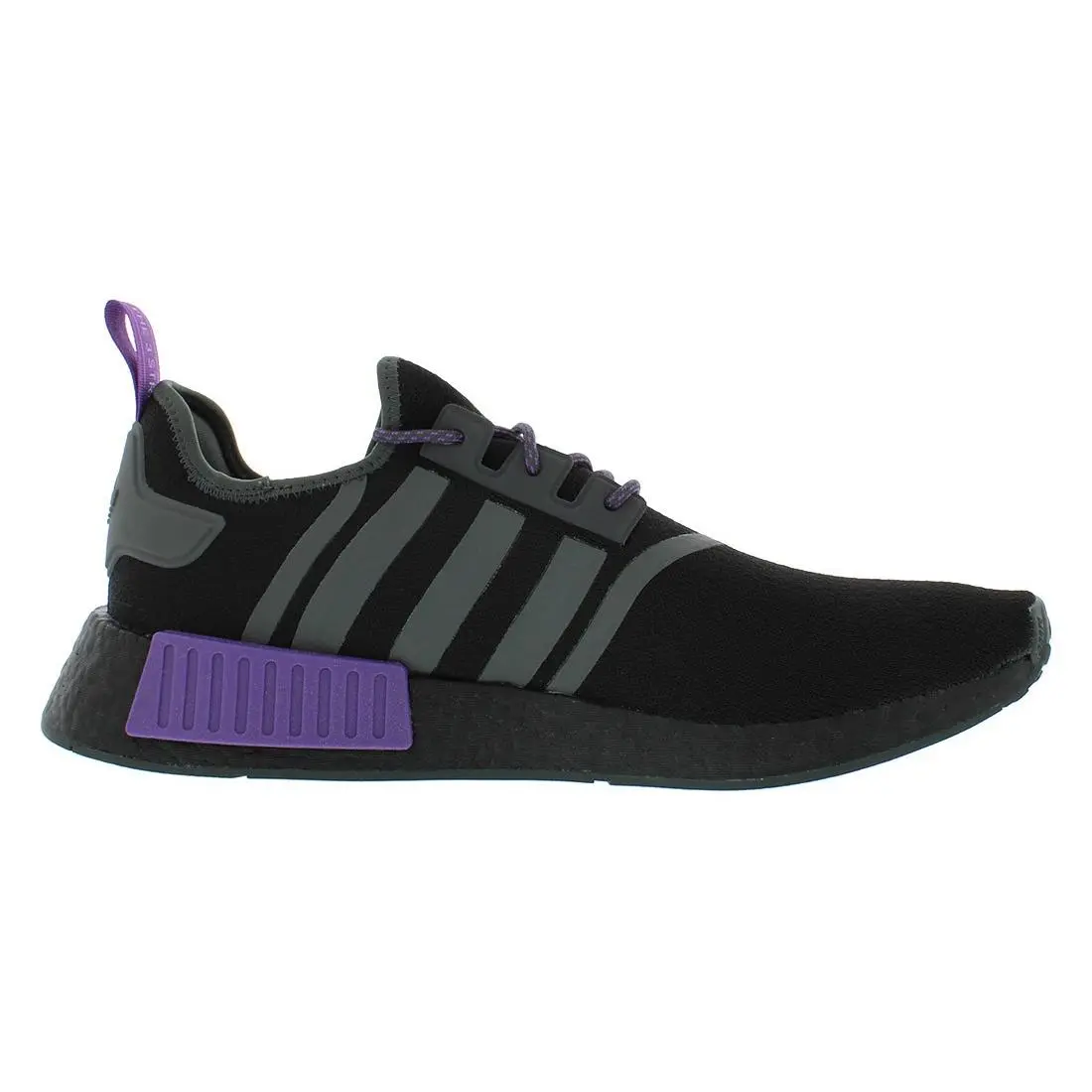 Adidas shoes - Core Black/Grey Five/Active Purple, Main: Black (UPC: 195734384615) 1