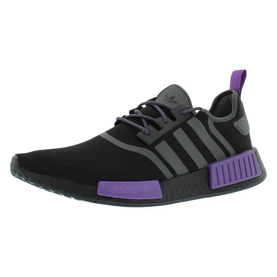 Adidas shoes - Core Black/Grey Five/Active Purple, Main: Black (UPC: 195734384615) 3