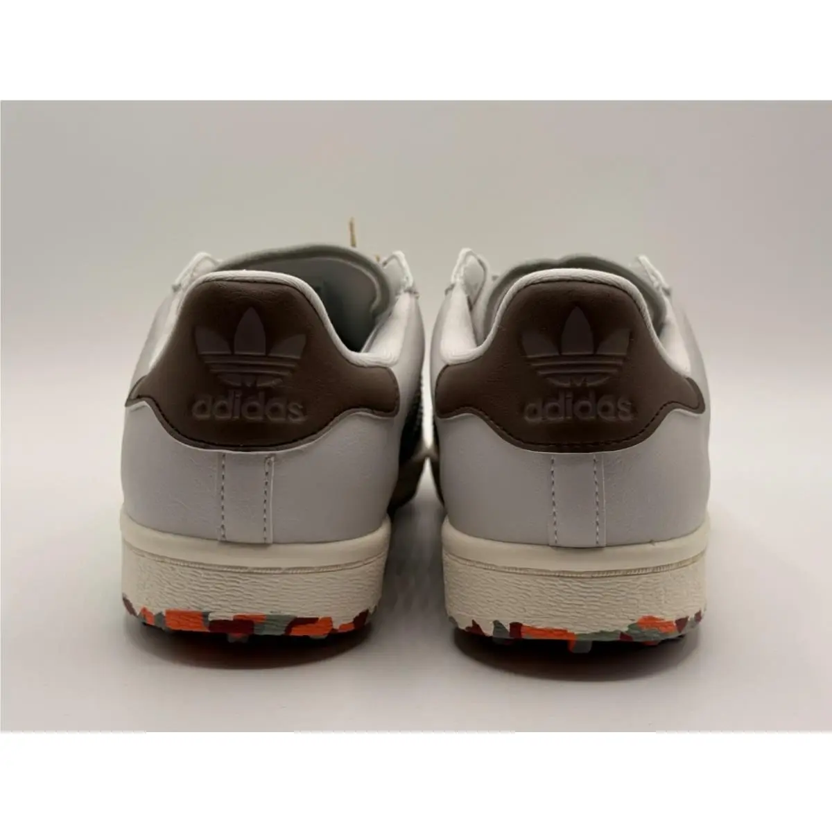 Adidas shoes - adidas Superstar Golf - Superstar Golf - Grey One / Off White / Brown (Multi Camo Sole) 5