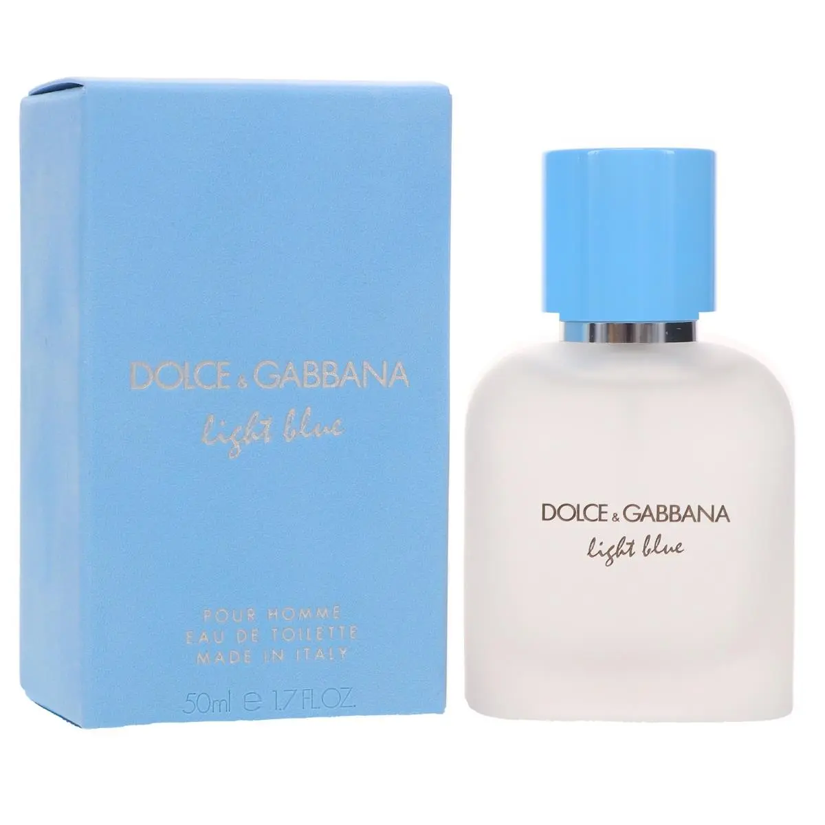 Dolce Gabbana Light Blue Eau de Toilette For Men 1.7 oz