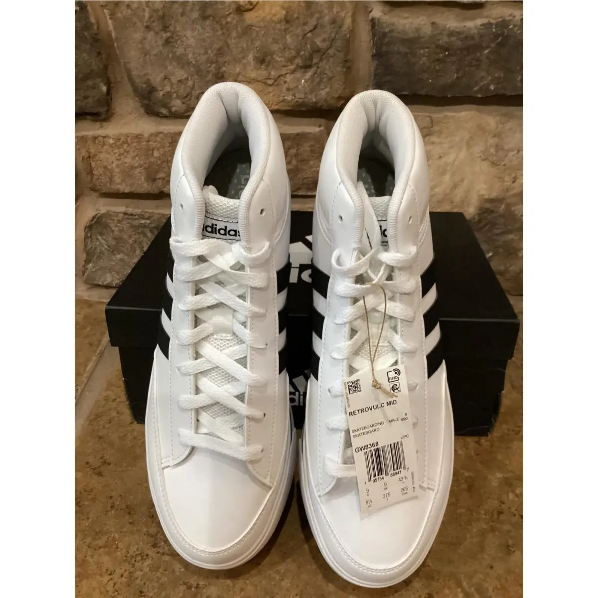 Adidas shoes - adidas Retrovulc Mid - Retrovulc Mid - White 1